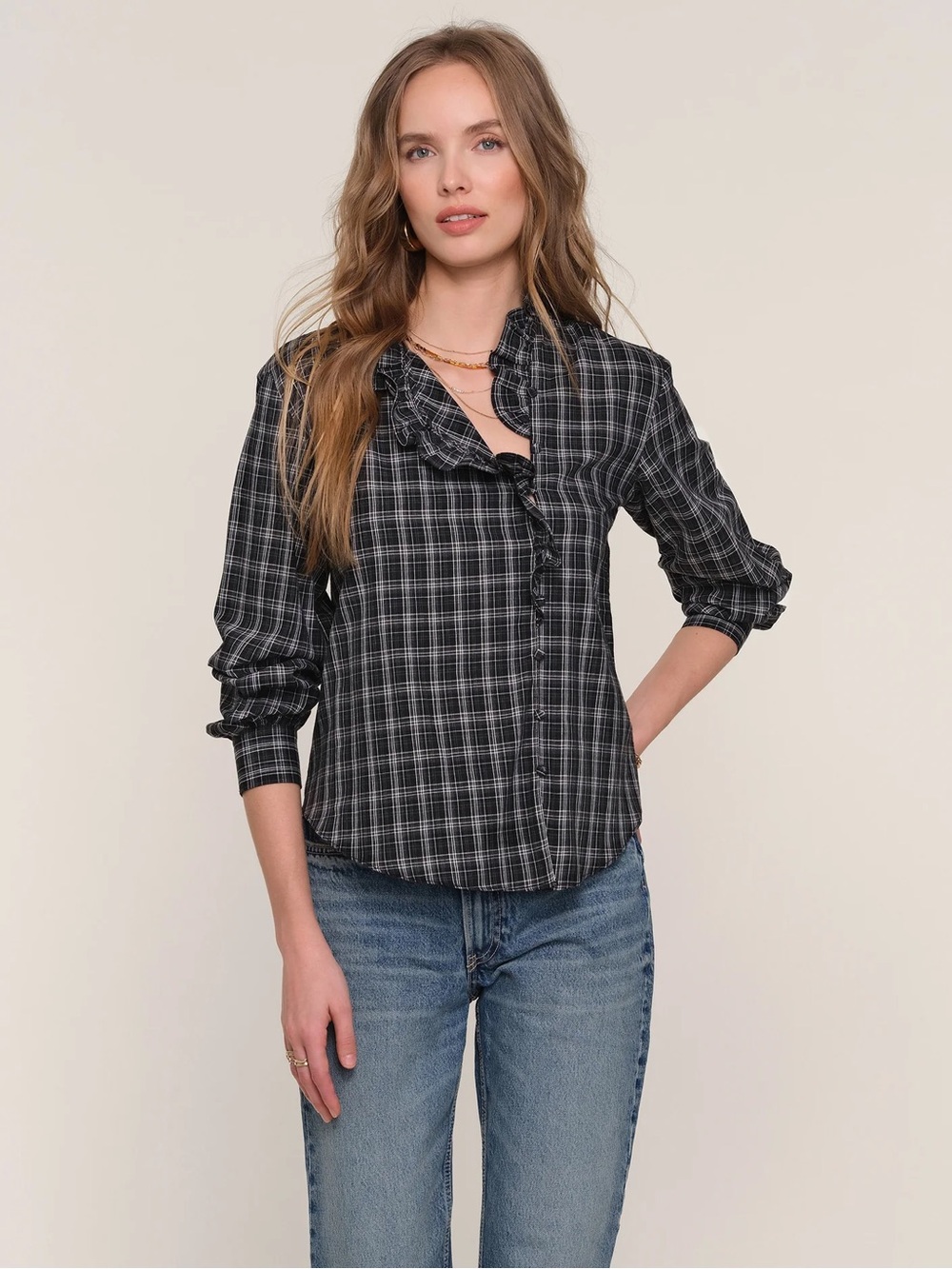 Heartloom Taylor shirt medium plaid